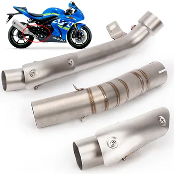 

Motorcycle K6 K7 K8 GSXR600 GSXR750 Exhaust Middle Link Pipe Stainless Steel k11 GSXR 1000 Connect Mid Pipe