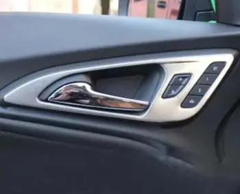 

Stainless steel accessories styling For Chevrolet Malibu XL 2016 2017 Car inner door Bowl protector frame cover trim