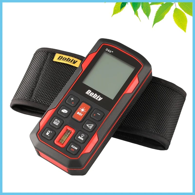 

Bubble Level 40m Digital Laser Distance Meter Area Volume Distance Tester M FT Inch Tool Pythagoras Range Finder Tape Measure