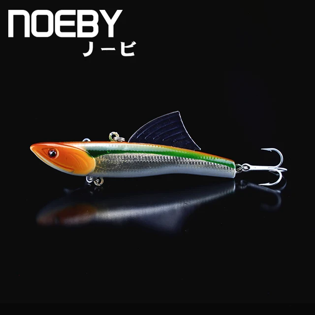 US $4.99 NOEBY 1Pcs Fishing Lure 90mm/30g 0.5-2.0m Sinking Super VIB Lures Isca Fins Hard Baits VMC Treble H