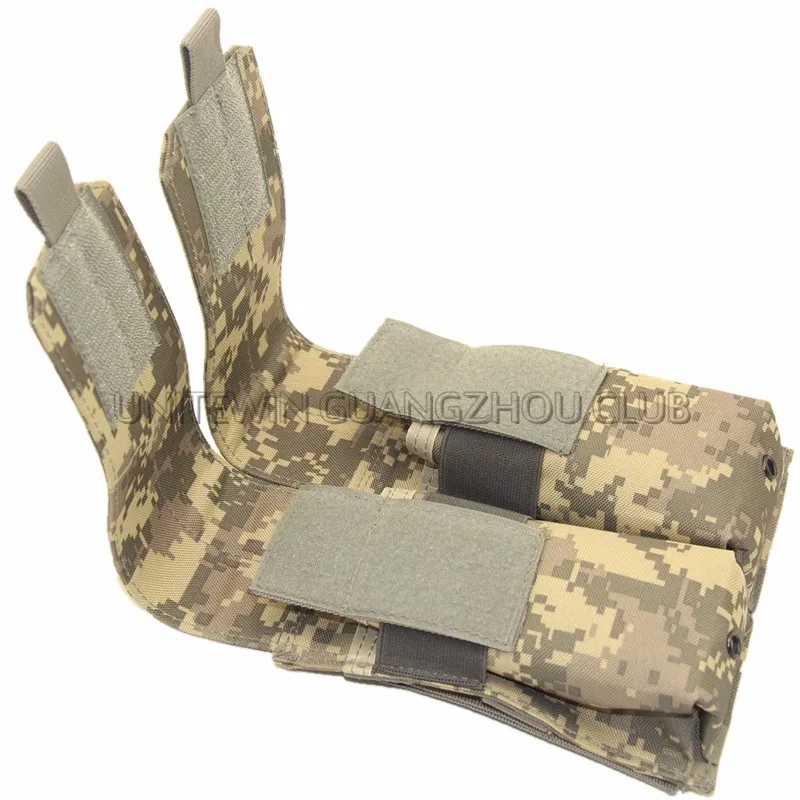 Тактическая Сумка MOLLE PALS Double Stack Rifle Magazine Mag Top Flap черный цвет