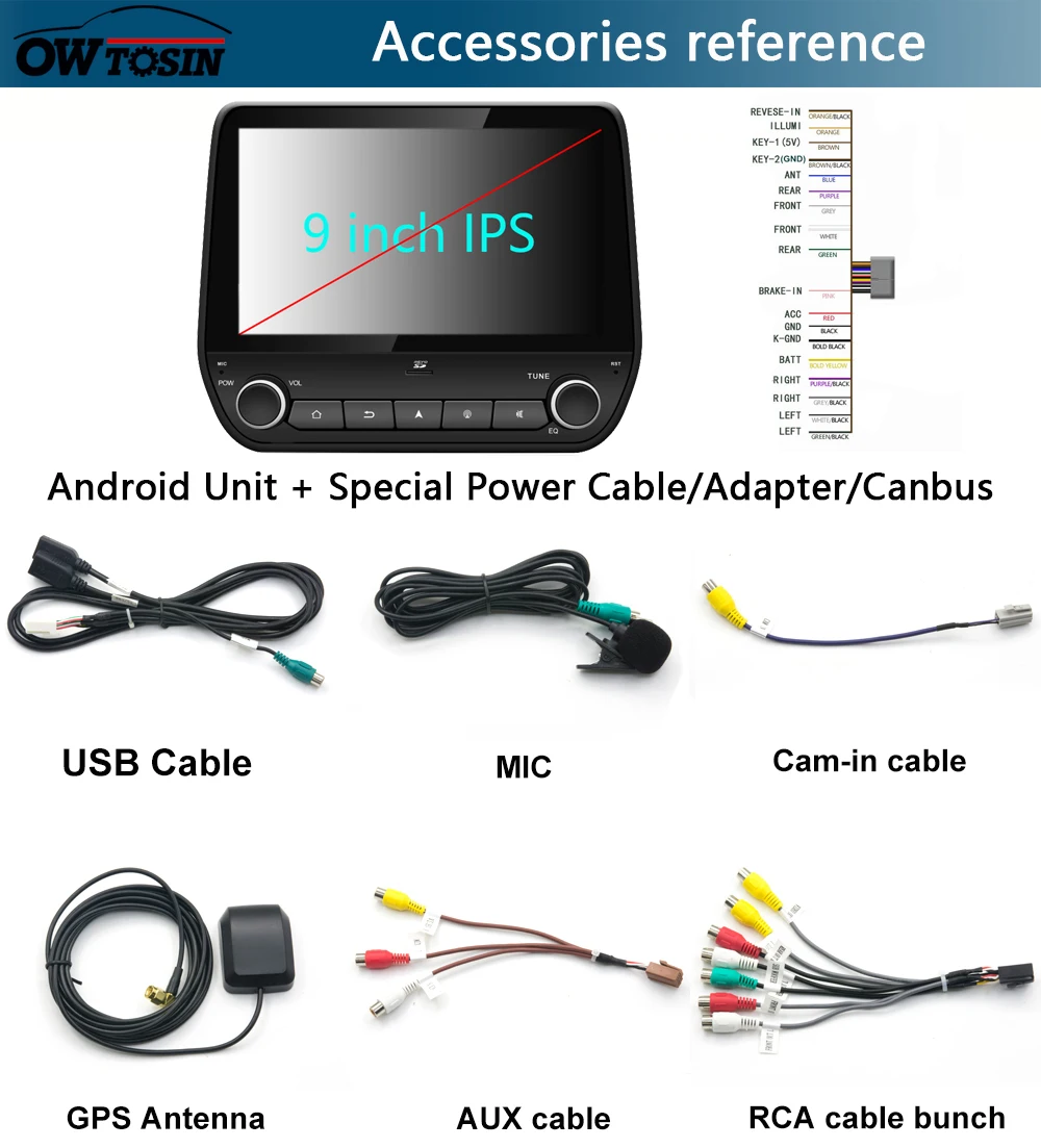 Clearance Android 9.0 8Core 9" IPS 4G RAM+64G ROM Car DVD Radio Player GPS For Ford Eco sport Fiesta 2017 2018 DSP CarPlay Parrot BT Adas 13