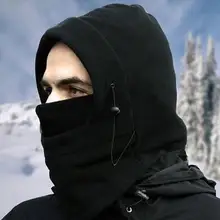 Маска для лица зимние теплые флисовые шапочки шапки для мужчин череп бандана шеи теплые спецназ маска