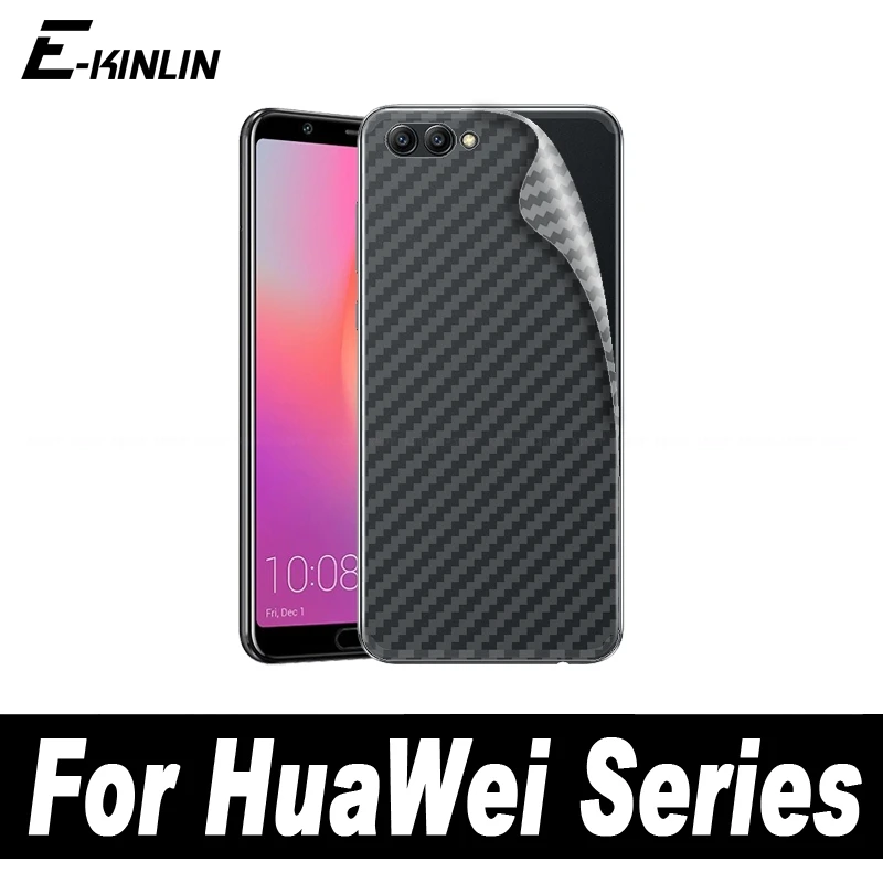 

3D Carbon Fiber Back Cover Protective Film For HuaWei Honor Magic 2 Note 8 V9 Play 10i 20i View 20 10 Lite Rear Screen Protector