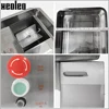 XEOLEO Commercial Meat slicer Electric Meat Cutter Stainless steel Chopper meat3/2.5/4/5/6/7/8mm thickness 250KG/h 110/220V 550W 5