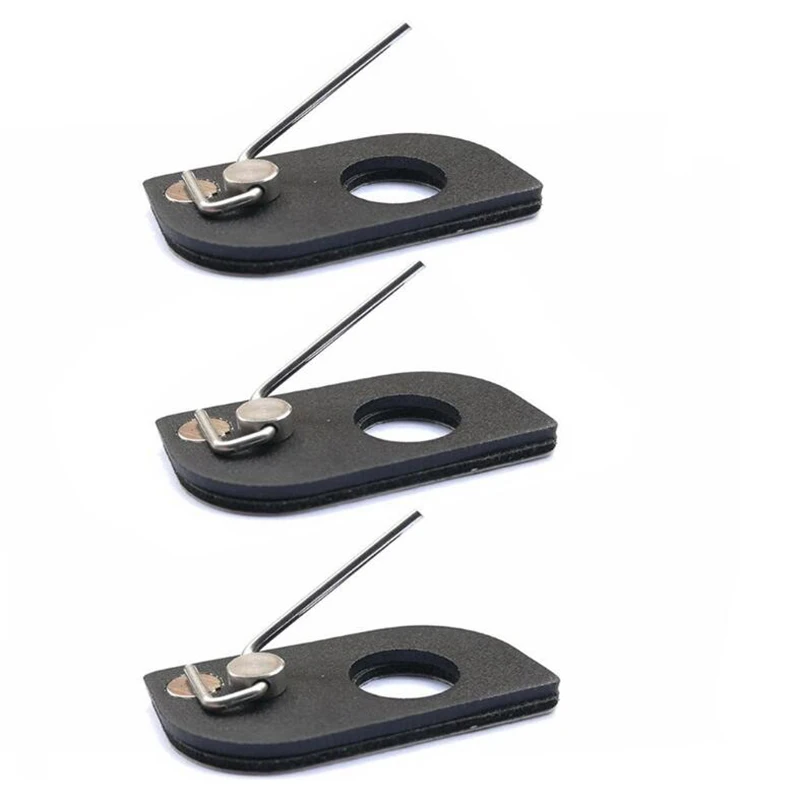 3pcs Black Stainless Steel Arrow Rest Archery RH LH Recurve Bow