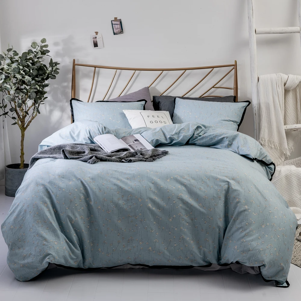 cotton flower bedding set duvet cover (8)