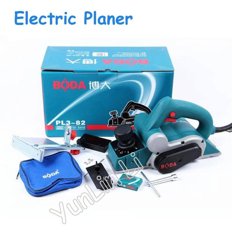 Electric Planer Household Handmade Carpentry Small Wooden Planing