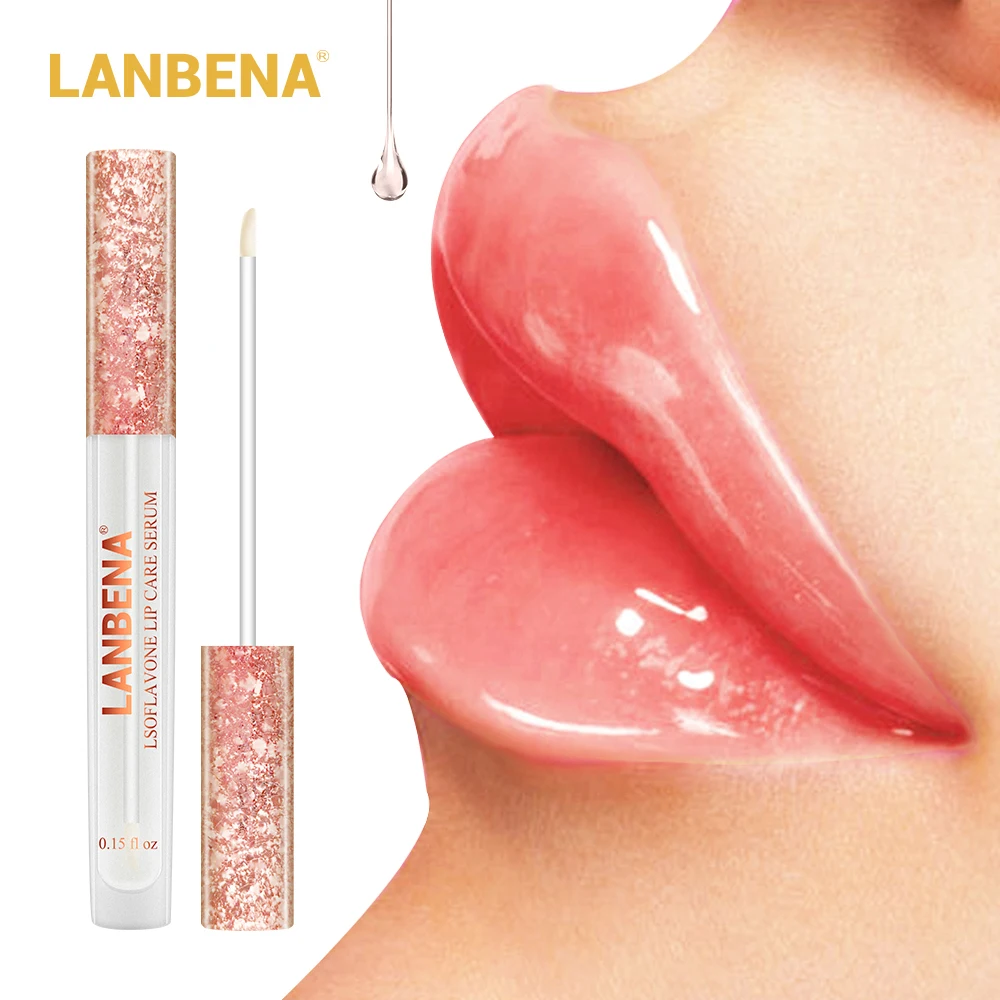 LANBENA Lsoflavone Сыворотка для ухода за губами более полная маска губ повышающая