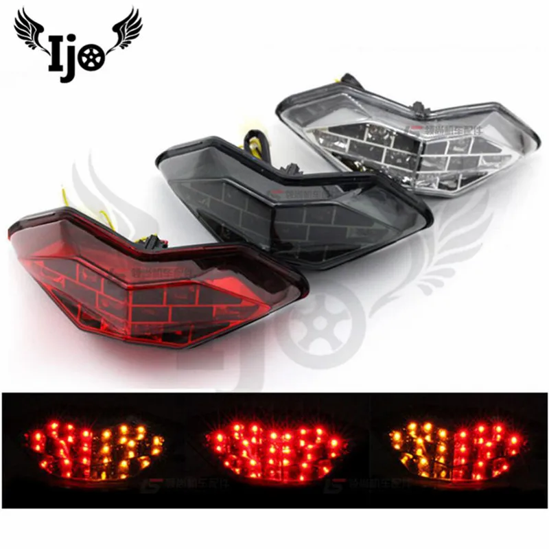Discount Offer for  moto LED for kawasaki ninja ZX-300R 300 250 2013-14-15-2016 year motorcycle brake tail License Plat