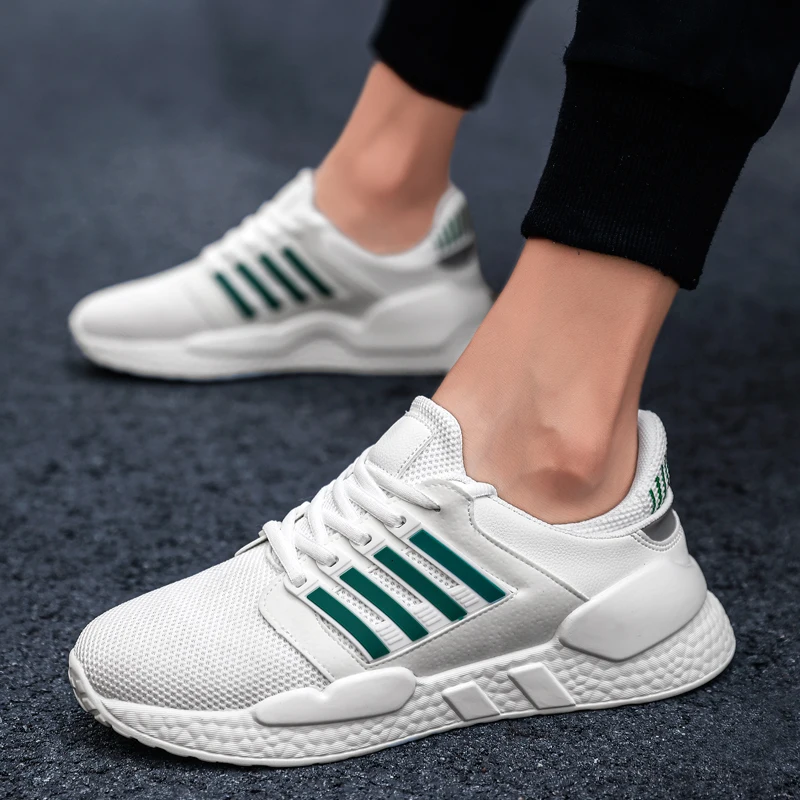 

2019 men and women simple fashion breathable wear-resistant autumn two wear casual versatile small white shoes
