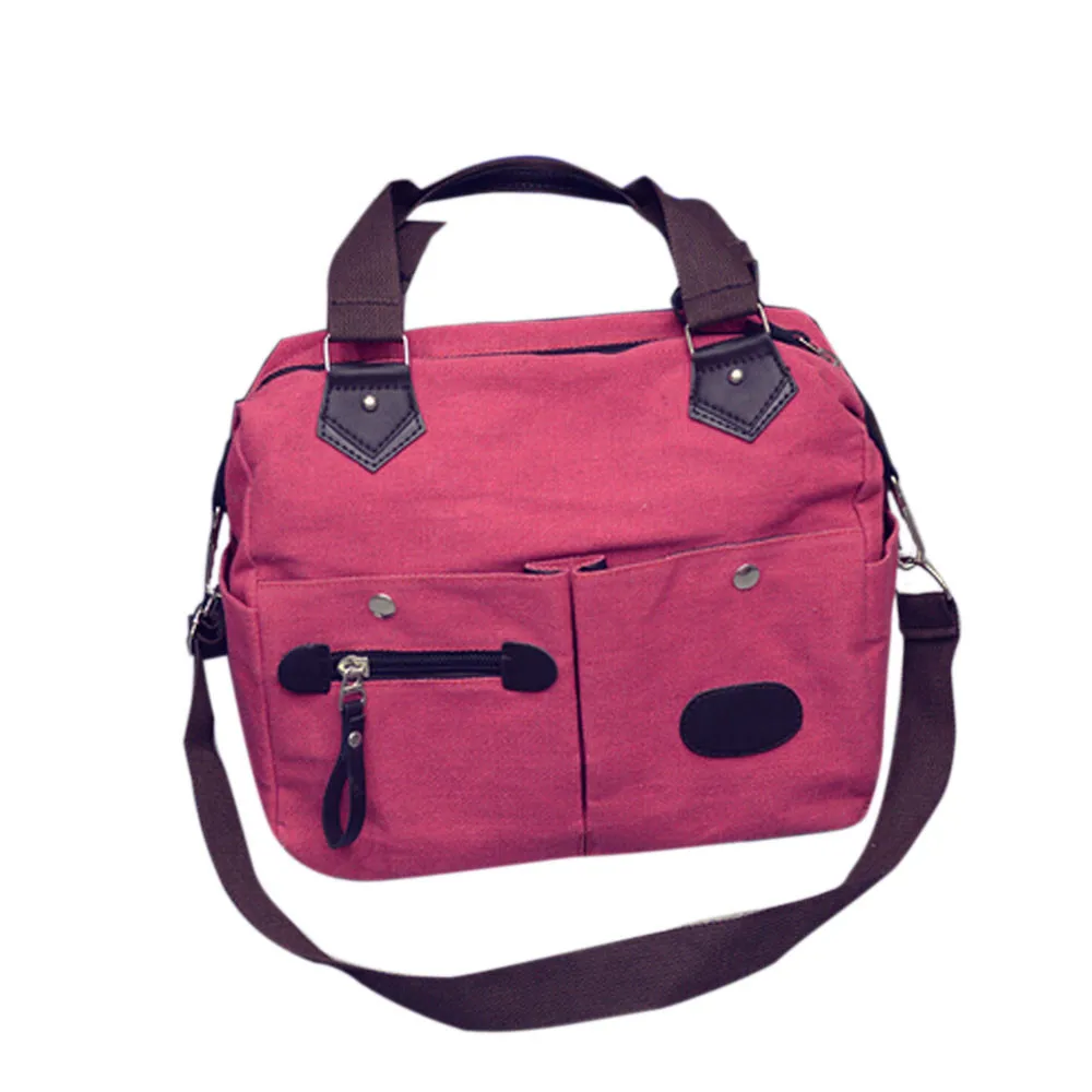 HOT Нейтральный Винтаж Стиль текстильная сумка плеча Crossbody повседневное Холщовая Сумка женская H30409 - Цвет: HOT