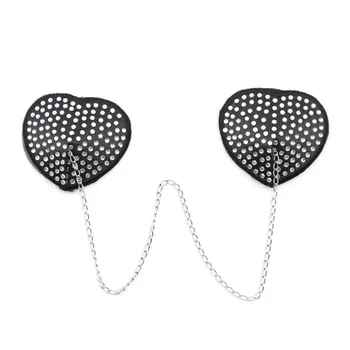 

Sexy Chain Nipple Cover Women Reusable Silicone Pasties Breast Stickers Petals Bra Pads Covers