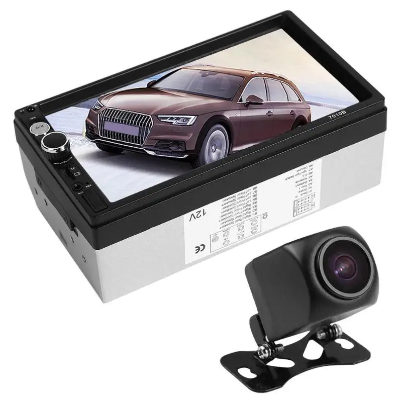 T7010B estéreo de coche de plástico electrónica Bluetooth USB FM Radio unidad principal Digital Med