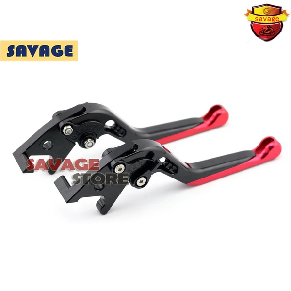 

For SUZUKI Burgman 125 2014-2015 Red Motorcycle Extending Brake Clutch Levers extendable CNC Aluminum