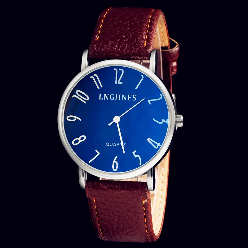 

2018 Relojes Men's Watch Top Brand Luxury Lovers Watch Women Clock leather Relojes Quartz Wristwatch Couples Mens Watches 0.7 mm