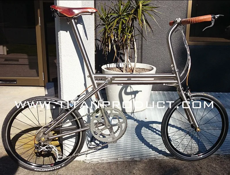 titanium folding bike