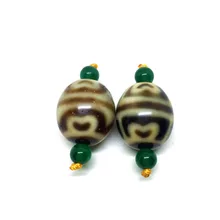 2 шт./лот магический камень специальные узоры Ivoy Цвет Тибетский дзи бусины только один лот