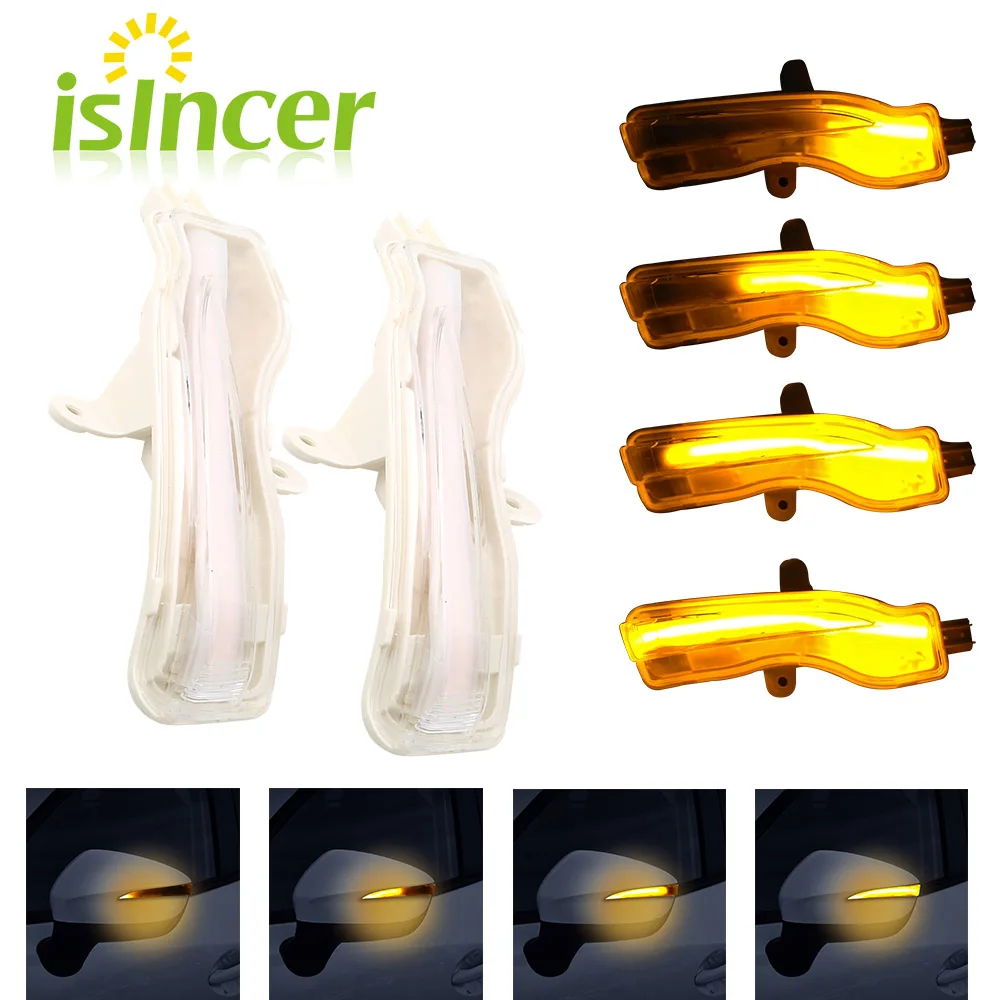 

2pcs Dynamic Turn Signal Side Mirror Indicator For Mazda CX-3 16-18 CX-4 17-18 CX-5 2016 Facelift Rearview mirror light