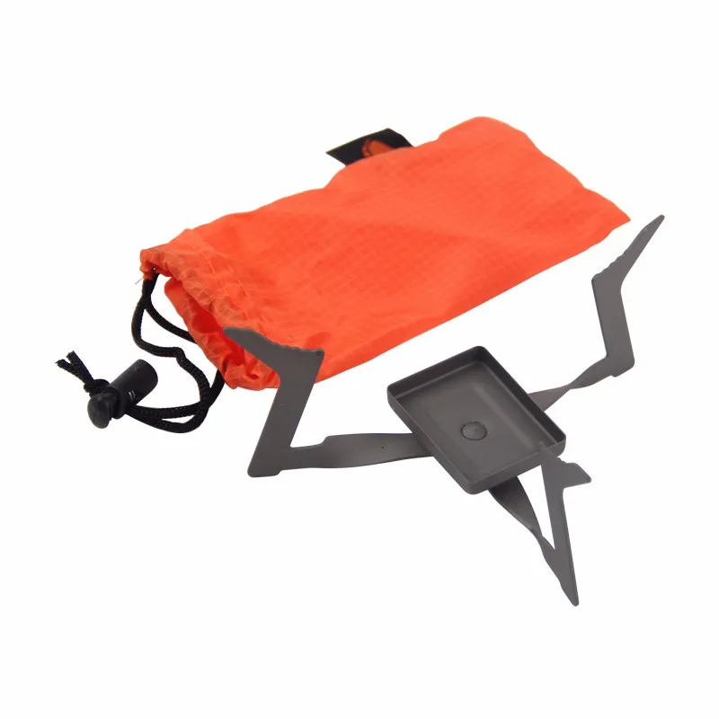 Acampamento ao ar Fogão a Álcool Toaks Titânio Mini Dobrável Luz Livre Sólido One piece Stv 02 11 Toaks mini titanium luz dobrável fogão de