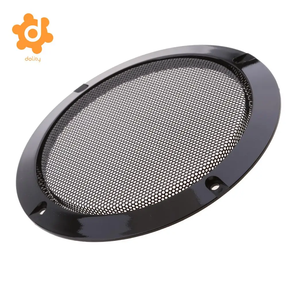 6.5 Inch Replacement Round Speaker Protective Mesh Cover Case with 4 pcs Screws