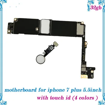 

Replacement function 128gb Unlocked for iphone 7 plus motherboard with touch id 5.5inch mainboard with full chips logic board
