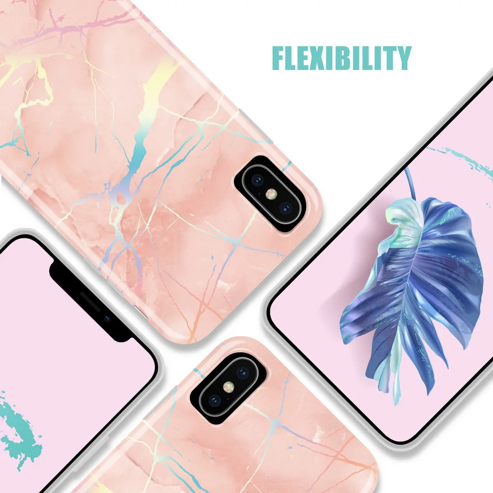 Netarlier Роскошный чехол для телефона с лазером iPhone11 Pro Max Xsmax XR 7Plus ix 8 6 6s розовый Holo