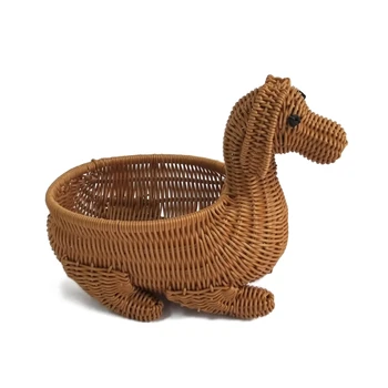 

Snack Fruit Basket American Creative Fruit Basket Decoration Kitchen Accessories Basket Food Storage Container Desktop Organizer