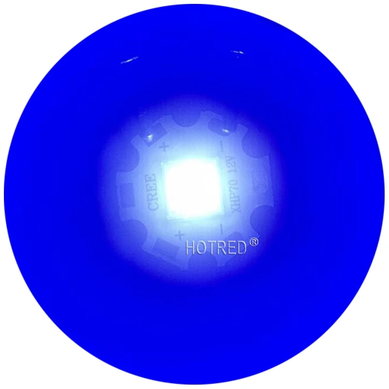 Epi светодиодный s 7070 20 Вт 12 В 6 в светодиодный сменный Cree MKR XHP70 XHP50 светодиодный излучатель холодный белый 6500 к синий светодиодный светильник с 20 мм медной печатной платой
