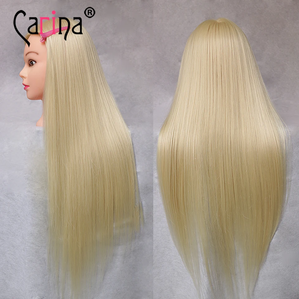 

55CM Hairdressing Head For Hairstyles Fiber Hair Doll Hair Mannequins For Sale Training Head Hairdresser Mannequin Head Manikin