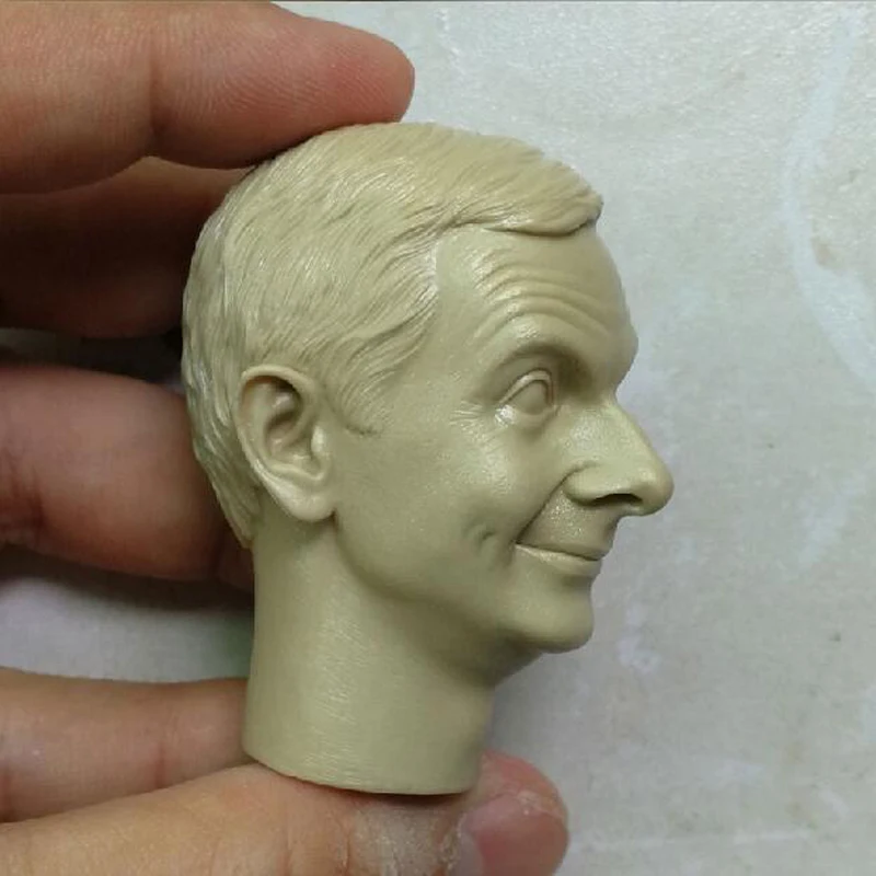 Хит продаж 1/6 Неокрашенная голова Mr Bean|Игровые фигурки и трансформеры| |