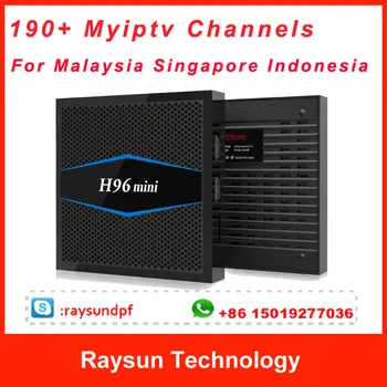 

H96 mini S905W 2G/16G with 2.4G/5G Wifi BT4.0 yearly myiptv subscription Malaysia Singapore Indonesia android IPTV Box