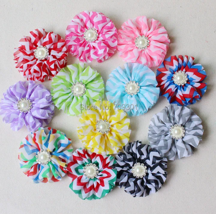 Шифоновые Цветочные пуговицы с воланом 3 дюйма|ballerina flower|children hair accessorieshair accessories |