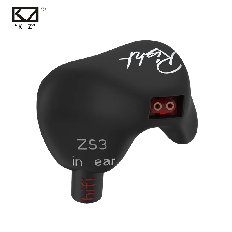 2016 Original KZ ZS3 Noise Cancelling Headset With Mic Hifi Sport In-ear Earphone Dynamic Driver Replacement Cable