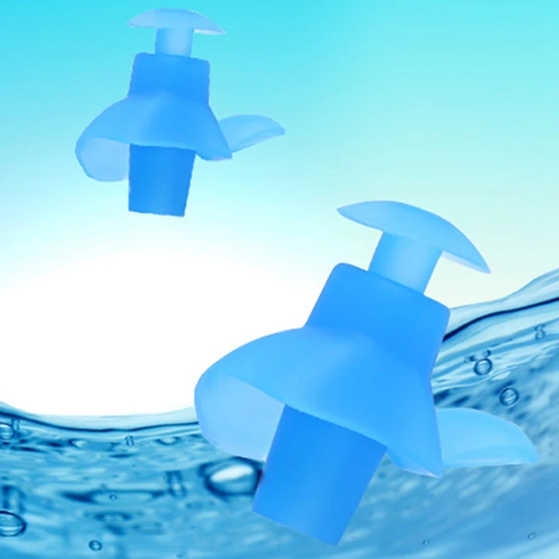 Силиконовые Мягкие беруши затычки для ушей для плавания Красочные беруши для плавания Водные виды спорта аксессуары для плавания удобные