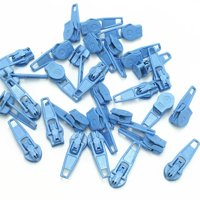 50pcs Painting Metal Zipper Slider For Nylon Zipper 3, Multicolor 3