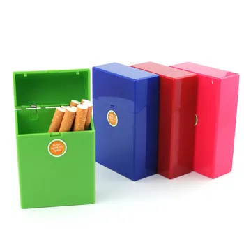 Cena Nowy 1 Sztuk światła Akrylowe Etui Na Cygara I Papierosy Pojemnik Na Tytoń Kieszeni Pudełko Do Przechowywania Pojemnik Akcesoria Do Palenia 4 Kolory 087N