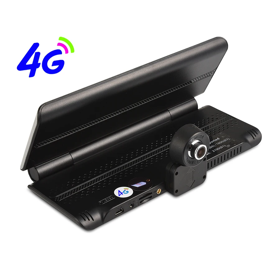 Otstrive 7 дюймов 4G sim-карта Android gps WiFi Bluetooth телефонный звонок FHD 1080P DVR 1 Гб ram камера заднего вида с двумя объективами gps DVR