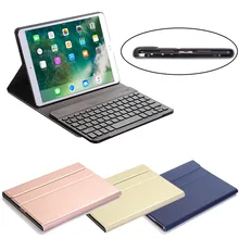 Aluminum font b Wireless b font Bluetooth font b Keyboard b font Leather Case For Apple