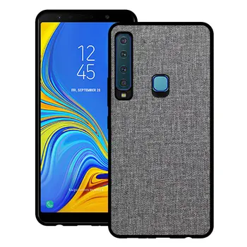 

50pcs/lot Plain Simple Slim Canvas Denim Jeans Hard Case For Samsung Galaxy A51 A7 2018