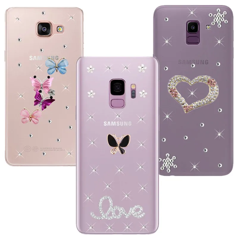 Чехол для телефона Samsung galaxy A5 2017 A7 A3 2016 A9 Star lite A6 A8 Plus 2018 S8 S9 Note 9 прозрачный чехол с