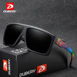 DUBERY дизайн бренда Поляризованные Солнцезащитные hd-очки Для мужчин Вождение оттенки мужской ретро солнцезащитные очки для мужчин лето