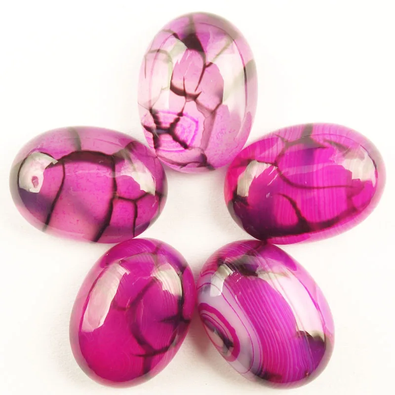 10 шт. 20x15x6 мм персиковые черные Агаты "вены дракона" Овальные Кабошоны кабины