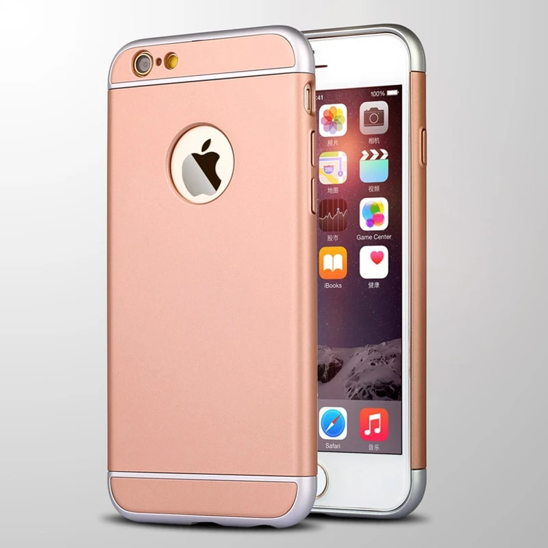 Чехол для iphone 6 6s Plus 5s 5 SE роскошные жесткие армированные чехлы на заднюю панель Apple
