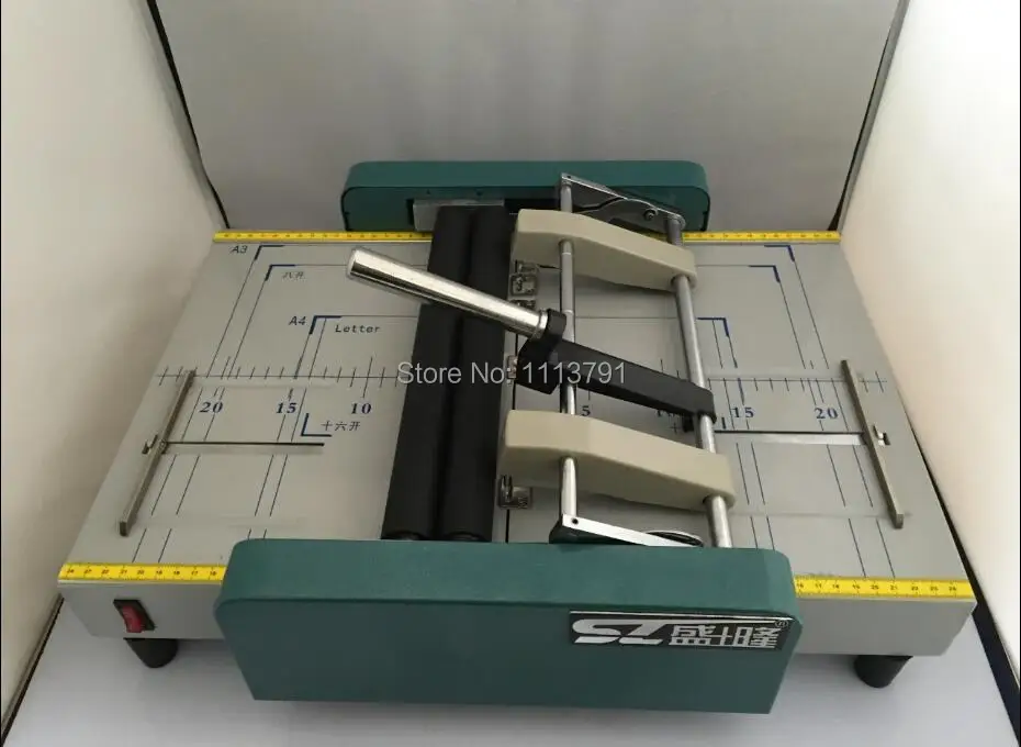 A3 للطي آلة كهربائية وآلات ملزمة ، السرج خياطة ، للطي آلة/آلة تجليد 2 في 1