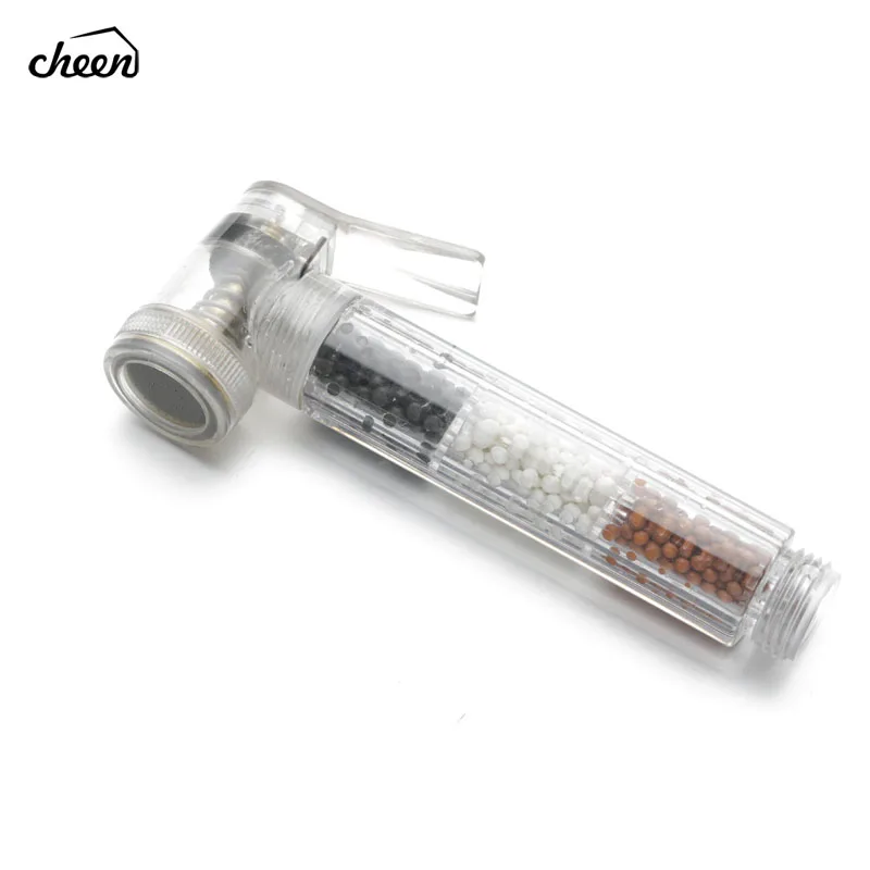 

Filtered Toilet Handheld Shattaf Bidet Sprayer Shower Head with Stainless Steel Plated Accessories Muslim Shower Ducha Higienica