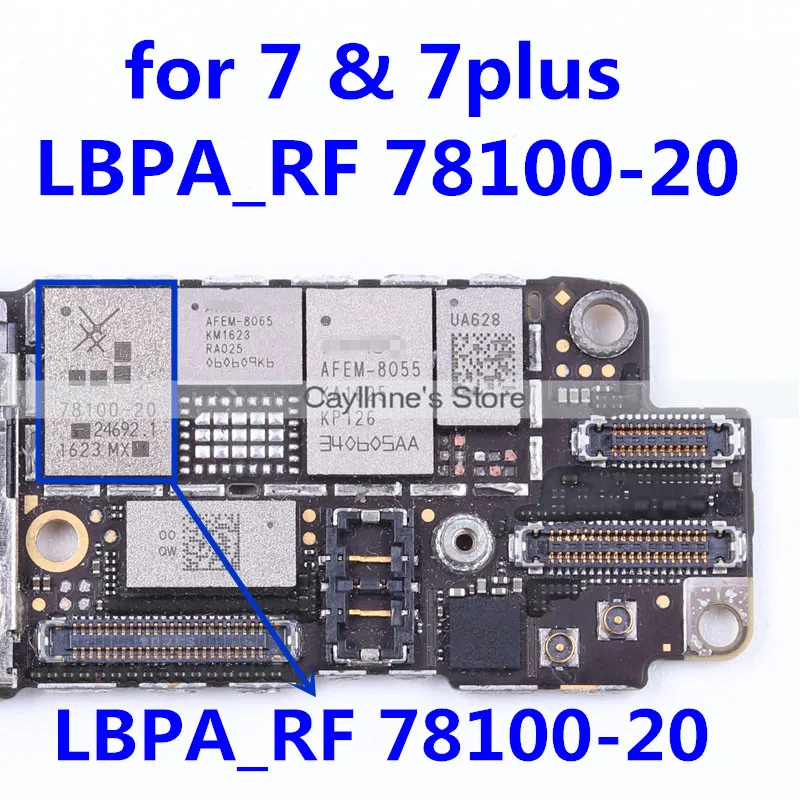 5 шт./лот Оригинальный Новый LBPAD_RF 78100-20 для iphone 7 7plus усилитель мощности IC на