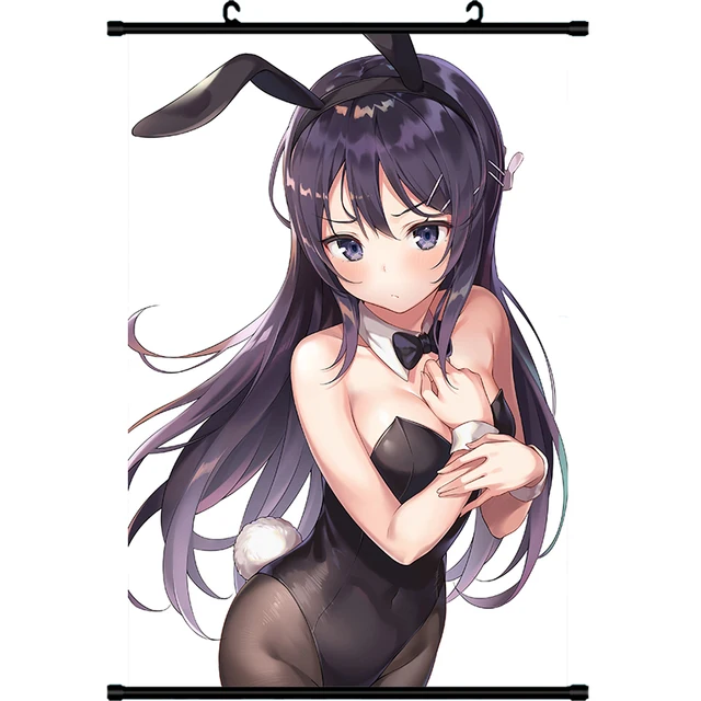  ROUNDMEUP Rascal Does Not Dream of Bunny Girl Senpai (Seishun  Buta Yarou wa Bunny Girl Senpai no Yume wo Minai) Anime Fabric Wall Scroll  Poster (32x45) Inches [A] Rascal Does Not