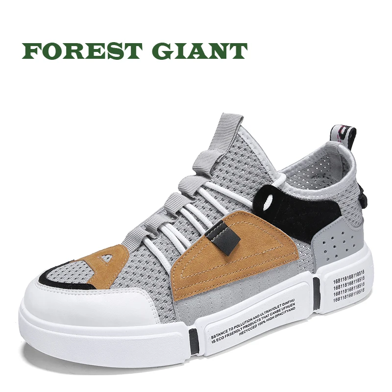 

FOREST GIANT Mesh Men Casual Shoes Breathable Summer Men Shoes Comfortable Men Fashion Mesh Shoes Male Shoes 0202