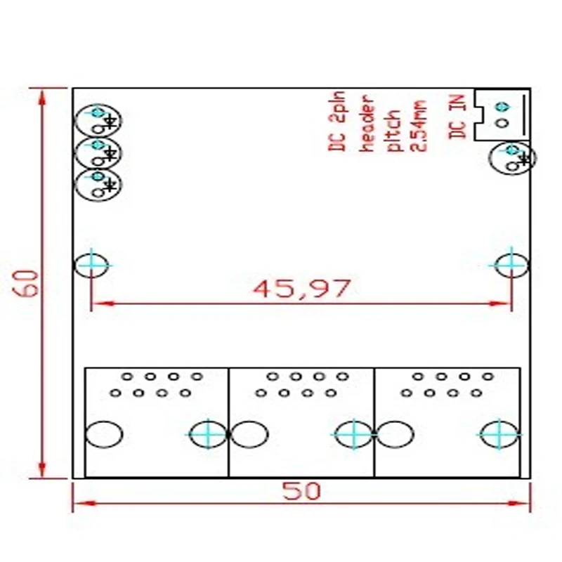 OEM Прямая с фабрики мини быстро 10/100 Мбит/с 3-порт Ethernet локальная сеть переключатель концентратора Совета два слоя pcb 2 rj45 1* 8pin головкой порт